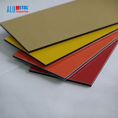 پانل کامپوزیت آلومینیومی PVDF ACP ACM Dibond Exterior Architecture Cladding