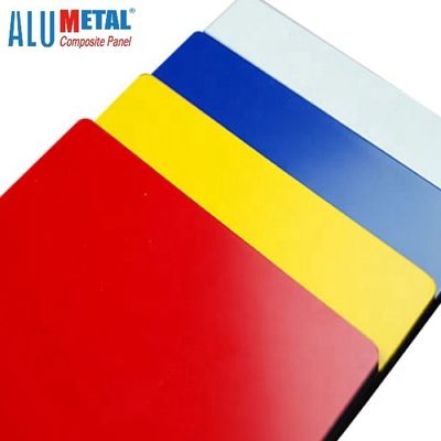 0.4MM 1250mm آتش آلومینیوم کامپوزیت پانل PE رنگ سیاه و سفید Acp ورق AA3003