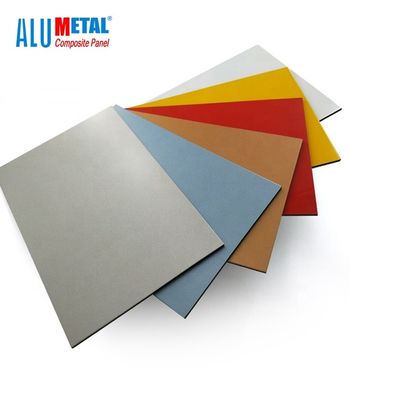 ورق آلومینیوم 4 میلی متر ضد باکتری PVDF ورق Acp 1250 میلی متر مصالح ساختمانی