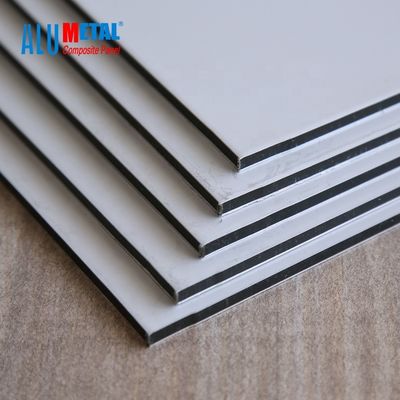 ورق آلومینیوم 4 میلی متر ضد باکتری PVDF ورق Acp 1250 میلی متر مصالح ساختمانی