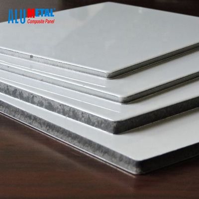 ورق آلومینیوم 4 میلی متر ضد باکتری PVDF ورق Acp 1250 میلی متر مصالح ساختمانی