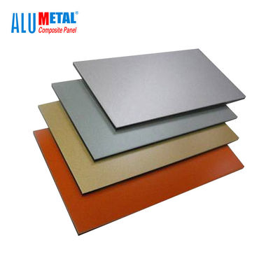 ورق پانل کامپوزیت آلومینیومی PVDF 1220x2440mm 5mm AA1100