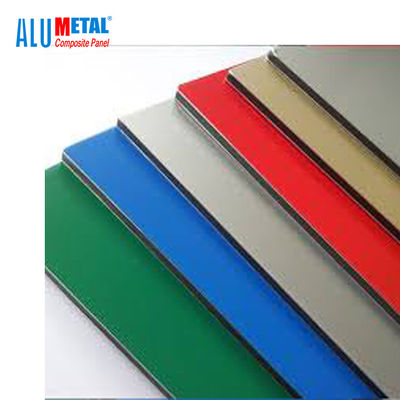ورق پانل کامپوزیت آلومینیومی PVDF 1220x2440mm 5mm AA1100