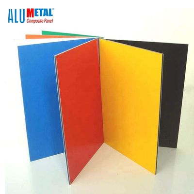 1570mm 3mm آلومینیوم کامپوزیت پانل سقف ورق طلایی Acp برای داخلی 5800mm