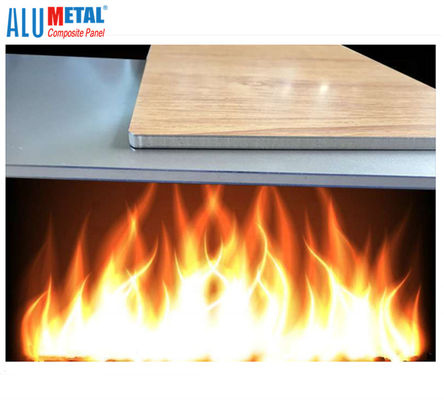 پانل کامپوزیت آلومینیومی نانو نسوز A2/B1 درجه 1220x2440mm