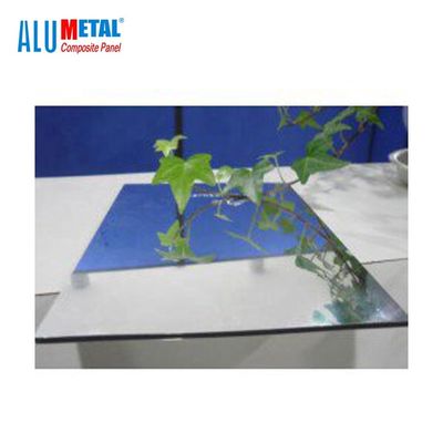 LDPE Core AA3003 آینه آلومینیوم کامپوزیت پانل ورق ACP خم 2440mm B1 FR