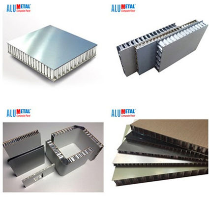 4 X 8 500mm 10000mm آلومینیوم لانه زنبوری پانل ساندویچ پانل 4mm SGS