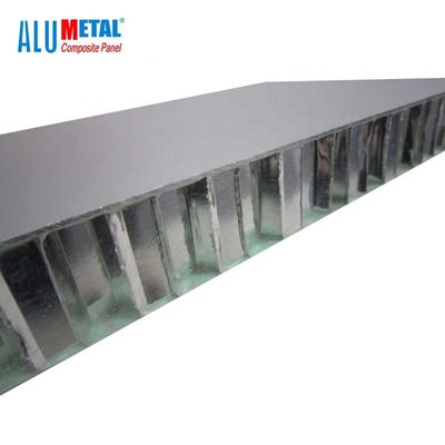 پانل عسلی سنگ چوبی کامپوزیت 100 میلی متر سنگ مرمر اکسترودر 1575MM بیرونی B1 FR