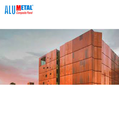 4mm 1000mm آلومینیوم کامپوزیت پانل Signage فلز دیوار پانل 0.55mm