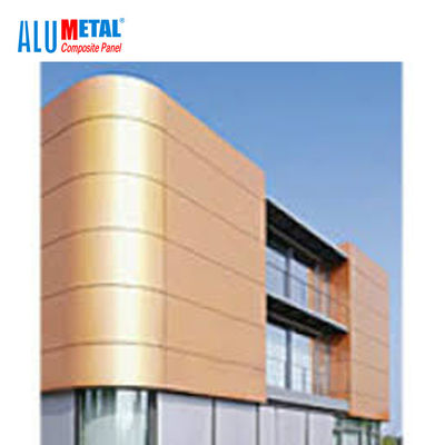 4mm 1000mm آلومینیوم کامپوزیت پانل Signage فلز دیوار پانل 0.55mm