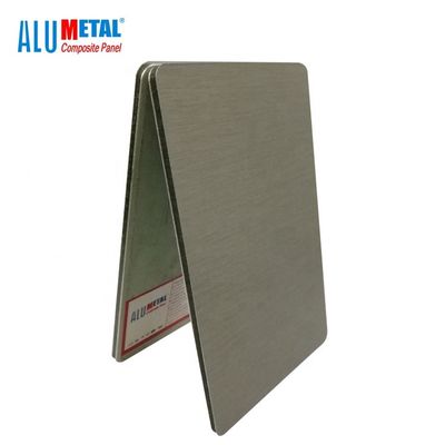 3 میلی متر پلاستیک کامپوزیت پانل Vmzinc آلومینیوم روکش داخلی 0.7 میلی متر