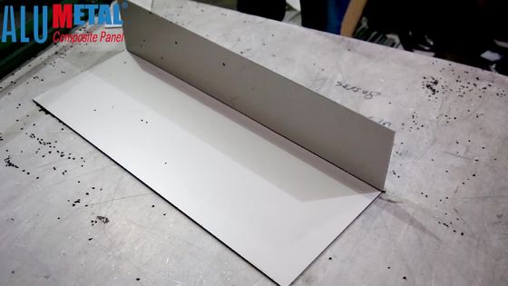 پانل های ورق آلومینیومی تزئینی آنودایز شده 1250 میلی متر فلزی B1 FR