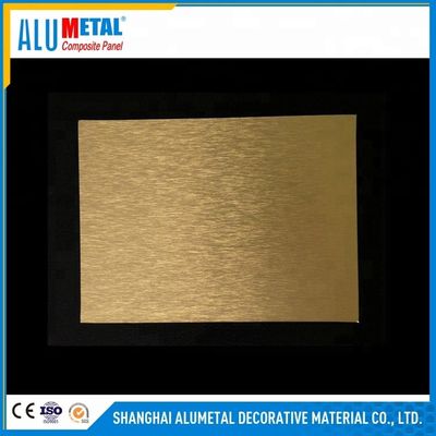 ورق پانل کامپوزیت آلومینیومی برس 4 میلی متری AA3003 1220MM