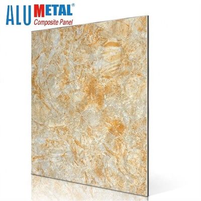 پانل کامپوزیت آلومینیوم سنگ مرمر Nacreous Crossbond 0.05mm 5800mm Anti Static