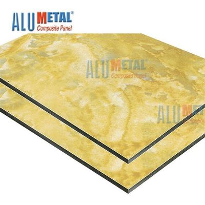 پانل کامپوزیت آلومینیوم سنگ مرمر Nacreous Crossbond 0.05mm 5800mm Anti Static