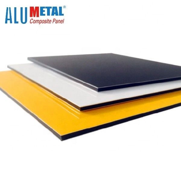 0.4MM 1250mm آتش آلومینیوم کامپوزیت پانل PE رنگ سیاه و سفید Acp ورق AA3003