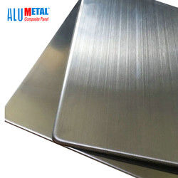 پانل های دیواری فلزی کامپوزیت 0.3 میلی متر 1220 میلی متر مقاوم در برابر خوردگی PVDF